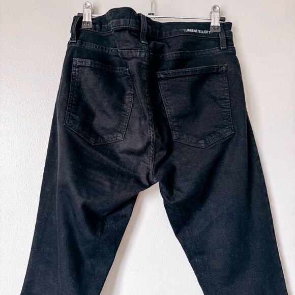 Current/Elliott The Ankle Skinny Black Size 30 - Picture 5 of 8